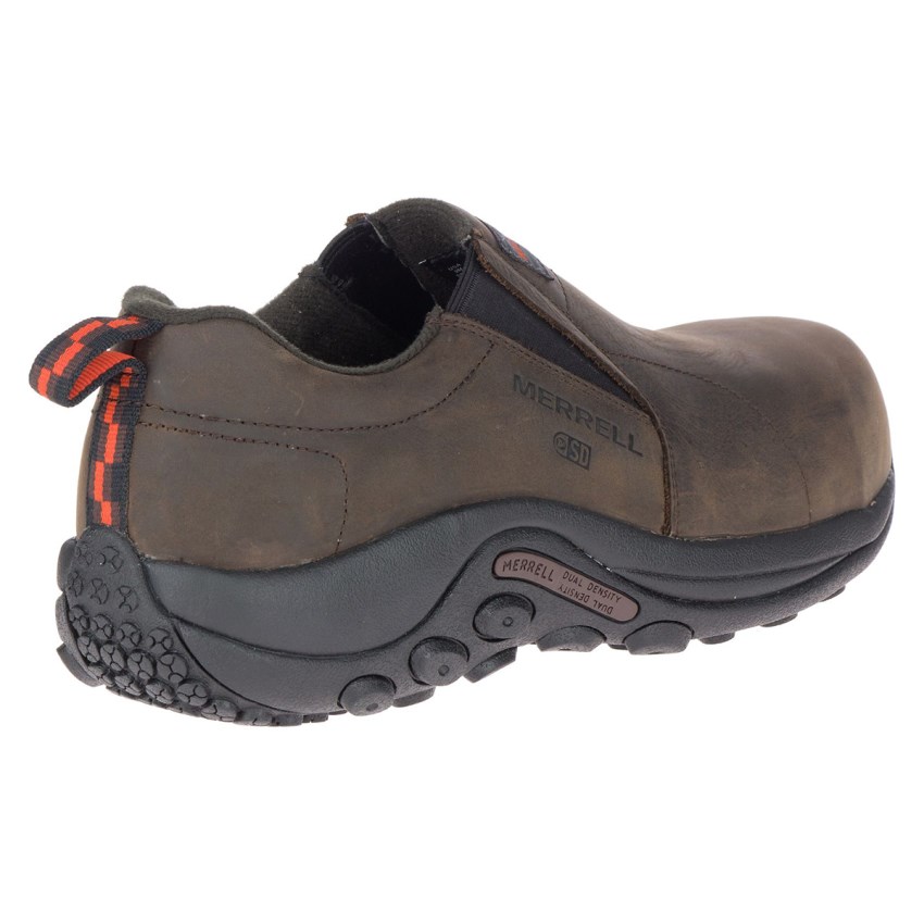 Chaussure de Securite Merrell Jungle Moc Leather Comp Toe SD+ Chocolat Homme | N.A.QSYZ